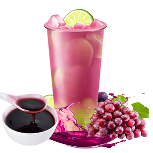 Mango Flavored Fruit Juice Concentrate Syrup Low-Carb Bottle for Bubble Tea Beverage Production