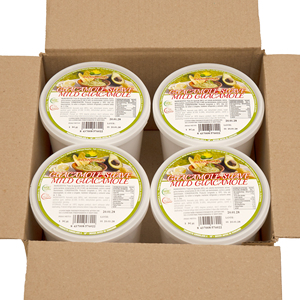 Artisanal 1kg Frozen Smooth Guacamole Tub HORECA