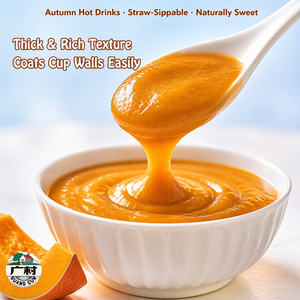 Wholesale 850g Canned Pumpkin Paste Puree Natural Pumpkin Flavor for Milk Tea Shop Baking Dessert Raw Material