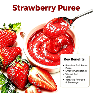 OEM ODM Frozen Strawberry Puree Sterilized Bulk Box